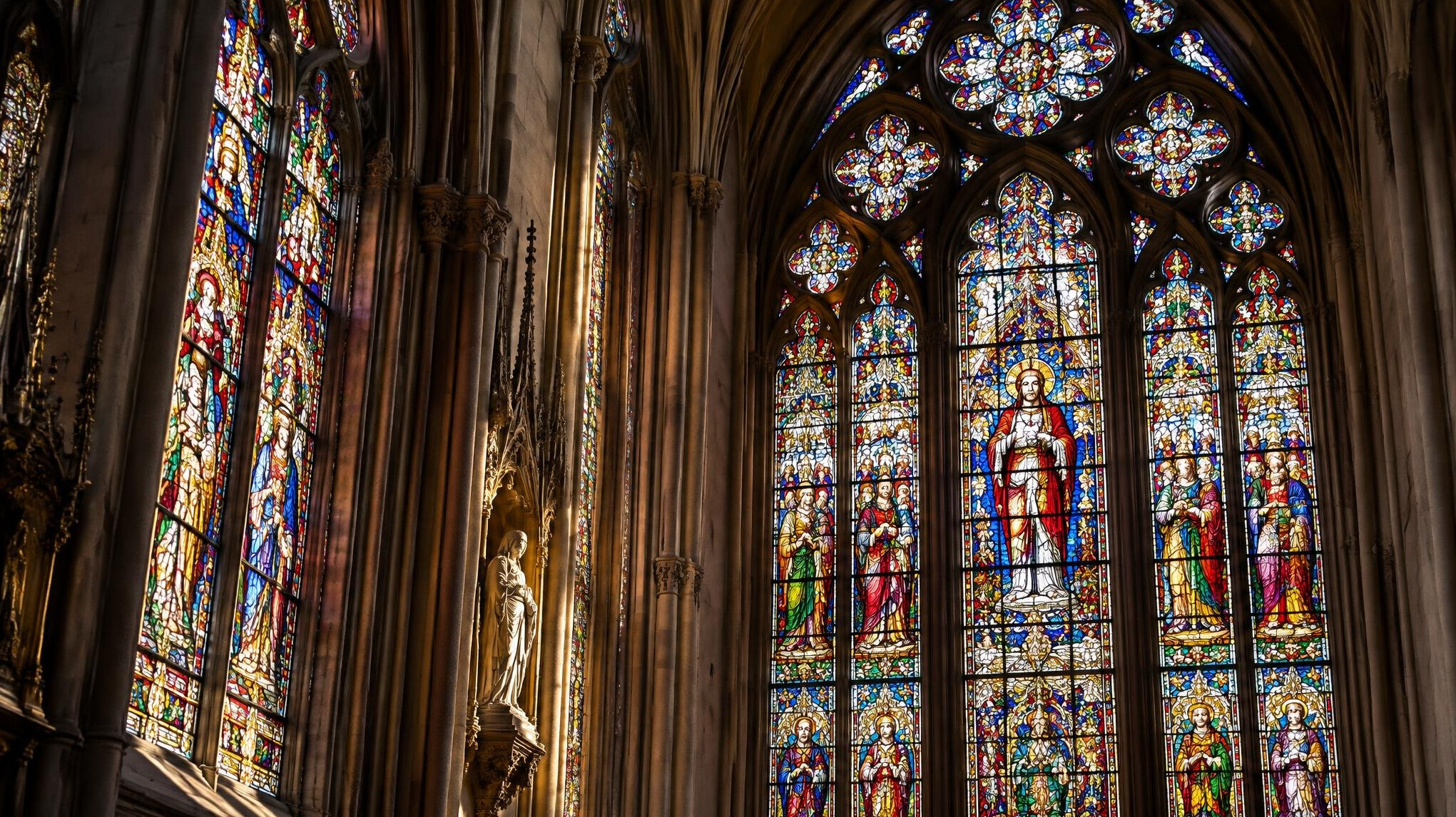 stained glass windows cathedral