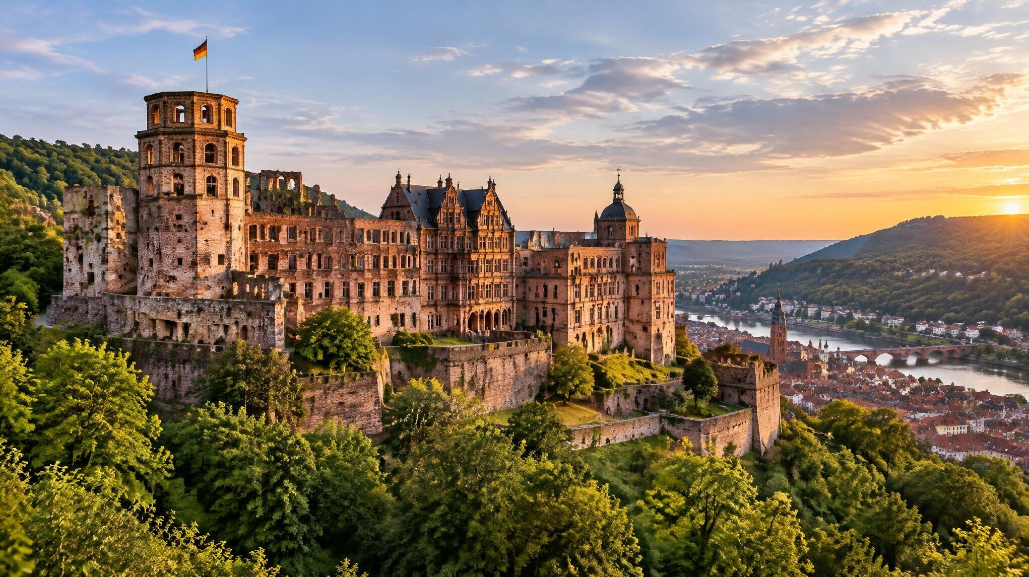 heidelberg castle ruins