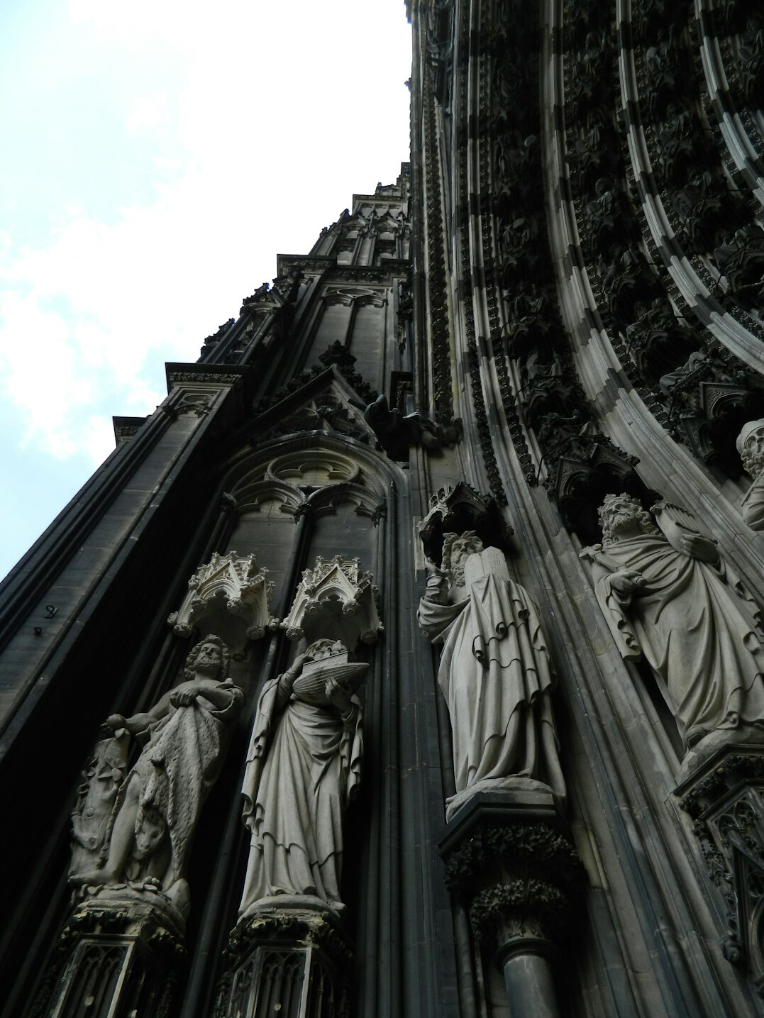 Cologne Cathedral gothic spires against the sky